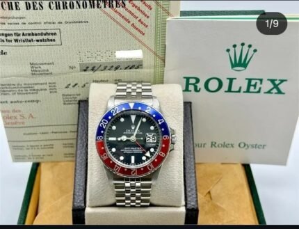 Rolex GMT Master 1675 Pepsi Vintage 1969 – Acier, Boîte & Papiers, Lunette Rouge/Bleue
